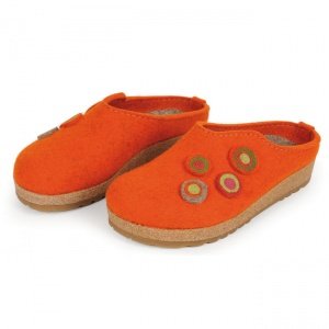 Damen-Filzhausschuh rost