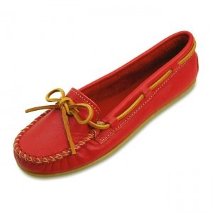 Damen-Moccasin Santa Fe rot