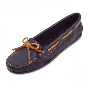 Damen-Moccasin Santa Fe schwarz