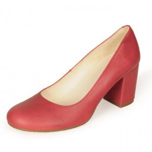 Damen-Pumps Sixties rot