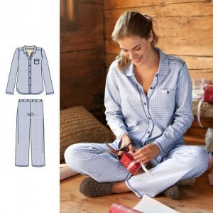 Damen-Pyjama