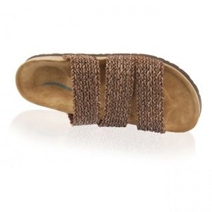 Damen-Sandale Comfort Line, tabakbraun