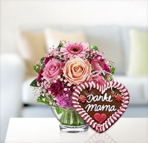 Danke Mama mit Lebkuchenherz