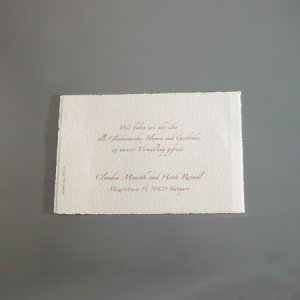 Danksagungskarte Donella