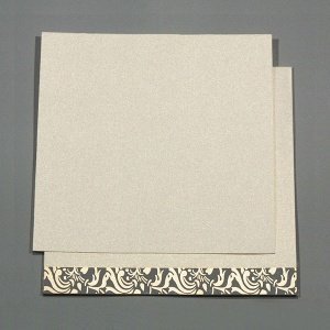 Danksagungskarte Kashmira, creme