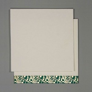 Danksagungskarte Kashmira, türkis