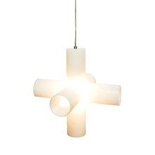 Dark - Crosslight Pendelleuchte, weiß, E