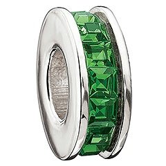 Dark Green Flicker Bead