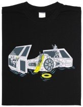 Darth Vader Schiffbruch T-Shirt in XL