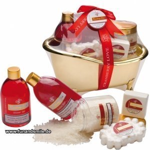 Das Badeset Avion Cranberries