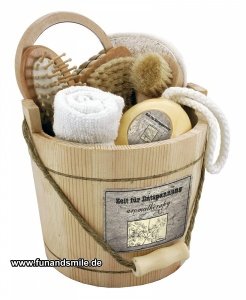 Das Holz-Zuber Wellness Set