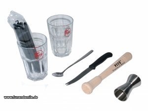 Das Pitú Caipirinha Cocktail Set 6tlg.