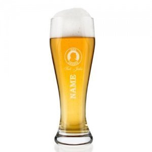 Das Weizenbierglas mit eigenem Logo! Wie