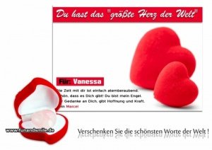 Das Zertifikat - Du hast das größte Herz