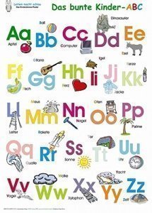 Das bunte Kinder-ABC Poster