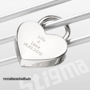 Das edle STIGMA Liebesschloss mit Gravur