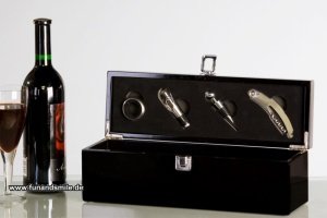 Das hochwertige 4-teilige Weinaccessoire