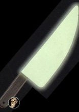 Das nachtleuchtende Fleischermesser