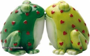 Das originelle Frosch Salz- und Pfeffers