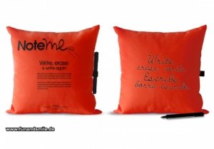 Das originelle Note me Kissen für Liebes