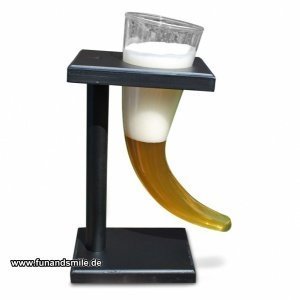 Das originelle Wikinger Horn Bierglas im
