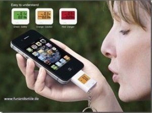 Das originelle iPhone Alkoholtester Gadg