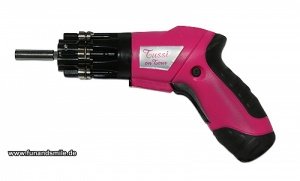 Das pinke Tussi on Tour mini Akkuschraub