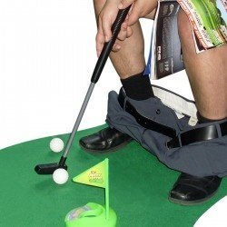 Das ultimative Golfset für die Toilette