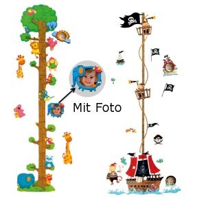 Das *wie-groß-bin-ich* Foto-Wandtattoo