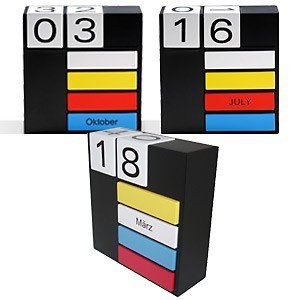 Dauer Kalender ´Mondri´ aus MDF