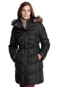 Daunen/Feder Steppmantel