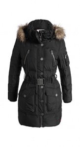 Daunenmantel m. variabler Kapuze