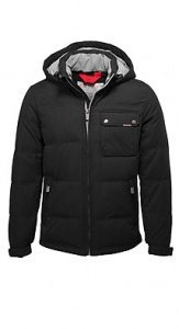 Daunensteppjacke aus Baumwoll-Mix