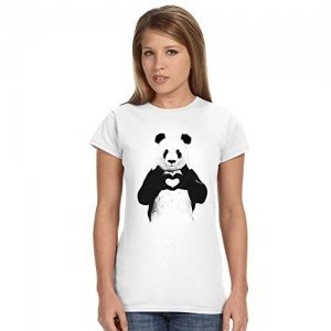 damen panda Love mädchen T-shirt, lustig panda party damen T-shirt Bedruckt Damen T-shirt, Mädchen