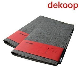 DEKOOP ´SK-2´ Filz-Hülle A5 mit Heft und