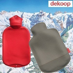 DEKOOP Wärmflasche und Schutzhülle aus F