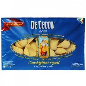 De Cecco Conchiglioni rigati gestreifte 