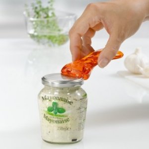 Deckelöffner Tom transparent orange