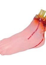 Deko Abgehackter linker Fuß 28cm