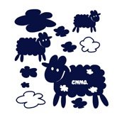 Deko Aufkleber (L) sheep