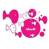 Deko Aufkleber (M) aquarium