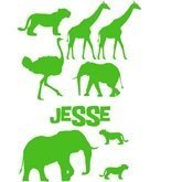 Deko Aufkleber (S) wildlife