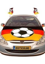 Deko-Bekleidung für Motorhaube Schwarz-R