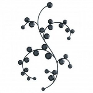 Deko-Element Antoinette solid schwarz