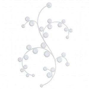 Deko-Element Antoinette solid weiß