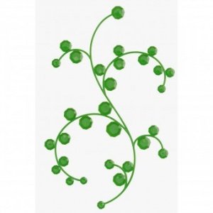 Deko-Element Antoinette transparent grün