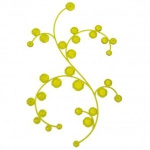 Deko-Element Antoinette transparent oliv