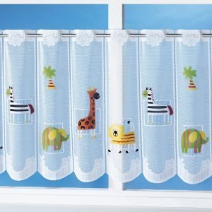 Deko-Gardine "Zootiere"