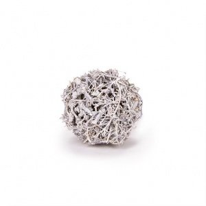 Deko-Kugel-Pinar white 10cm