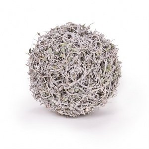 Deko-Kugel-Pinar white 20cm